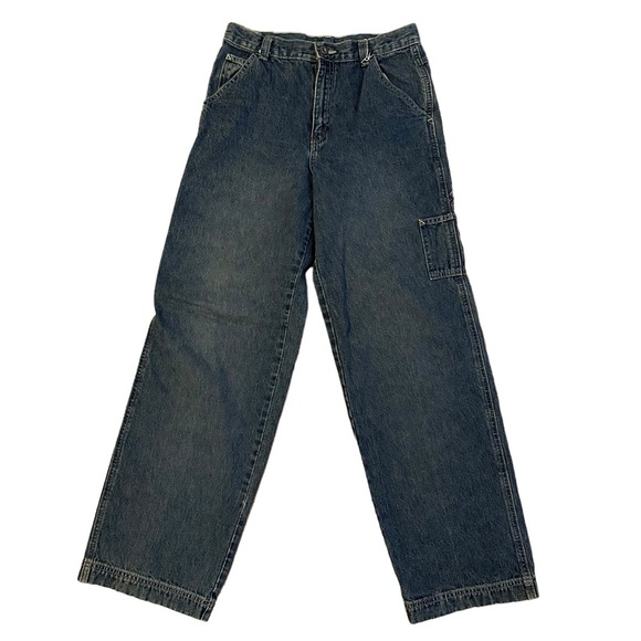 Vintage Gap Cargo Wide Leg Jeans Size 2 - Picture 2 of 4